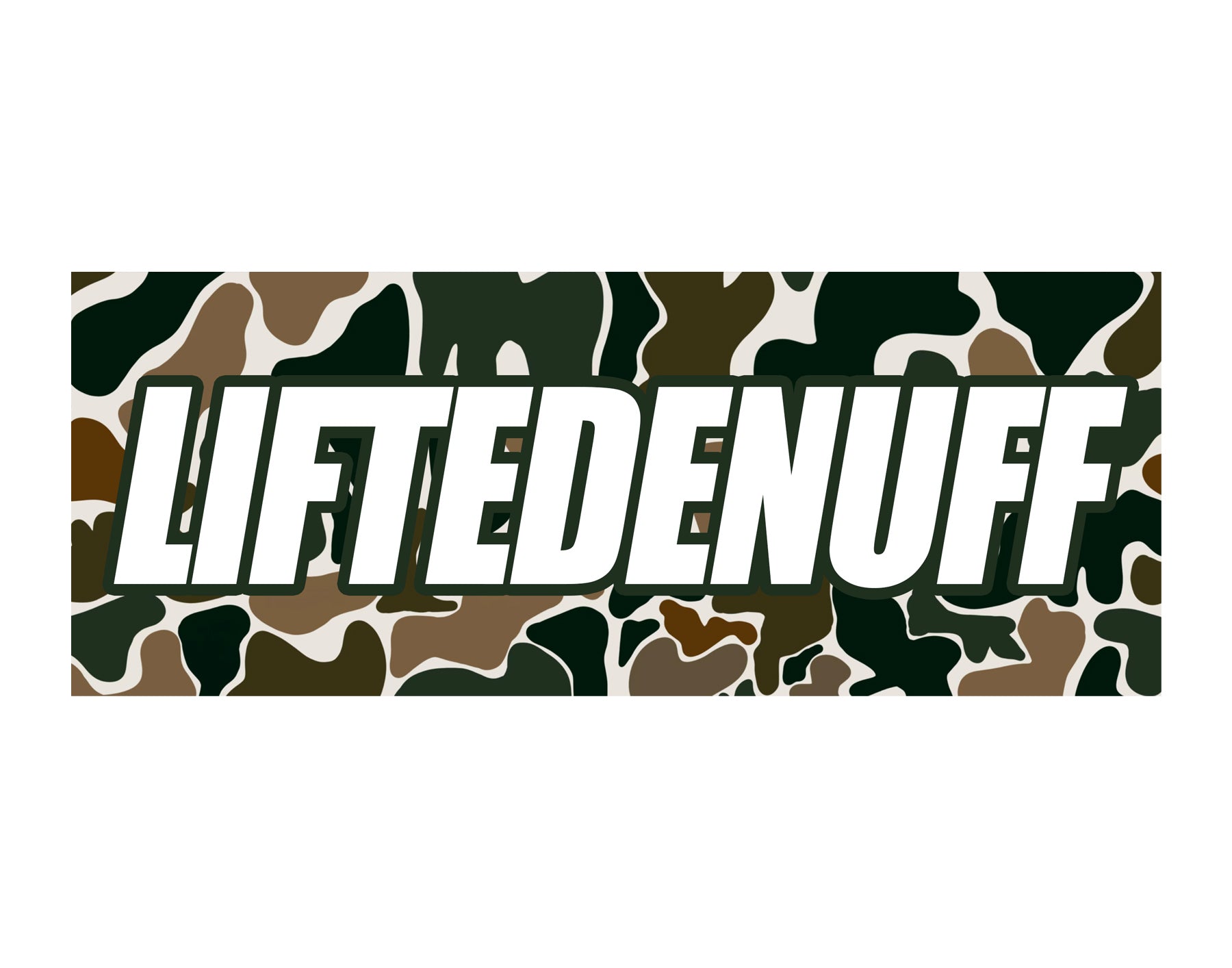 LE Duck Camo Bumper Sticker